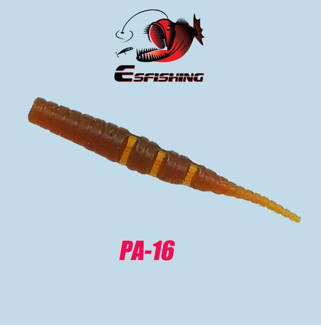 Esfishing Worm Ice Fishing Bait Soft 20Pcs 4.2Cm/0.5G Polaris 1.7&quot; Fishing-Jerk Baits-Bargain Bait Box-PA16-40mm-Bargain Bait Box