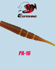 Esfishing Worm Ice Fishing Bait Soft 20Pcs 4.2Cm/0.5G Polaris 1.7" Fishing-Jerk Baits-Bargain Bait Box-PA16-40mm-Bargain Bait Box