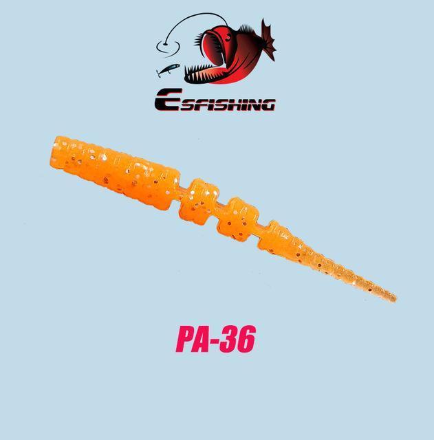 Esfishing Worm Ice Fishing Bait Soft 20Pcs 4.2Cm/0.5G Polaris 1.7&quot; Fishing-Jerk Baits-Bargain Bait Box-PA36-40mm-Bargain Bait Box