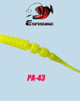 Esfishing Worm Ice Fishing Bait Soft 20Pcs 4.2Cm/0.5G Polaris 1.7" Fishing-Jerk Baits-Bargain Bait Box-PA43-40mm-Bargain Bait Box