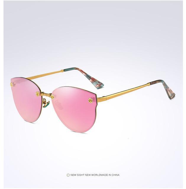 Eyecrafters Luxury Polarized Sunglasses Womens Sexy Cat Eye Mirror Reflective-Polarized Sunglasses-Bargain Bait Box-Pink-Bargain Bait Box