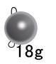 Fantu 97% Wolfram Cheburashka Fishing Weight 10Pcs Tungsten Cheburashka Sinker-Tungsten Weights-Bargain Bait Box-18g-Bargain Bait Box