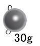 Fantu 97% Wolfram Cheburashka Fishing Weight 10Pcs Tungsten Cheburashka Sinker-Tungsten Weights-Bargain Bait Box-30g-Bargain Bait Box