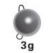 Fantu High Purity 97% Wolfram Cheburashka Fishing Sinkers 5Pcs Tungsten Weight-Tungsten Weights-Bargain Bait Box-3g-Bargain Bait Box