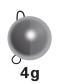 Fantu High Purity 97% Wolfram Cheburashka Fishing Sinkers 5Pcs Tungsten Weight-Tungsten Weights-Bargain Bait Box-4g-Bargain Bait Box