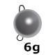 Fantu High Purity 97% Wolfram Cheburashka Fishing Sinkers 5Pcs Tungsten Weight-Tungsten Weights-Bargain Bait Box-6g-Bargain Bait Box