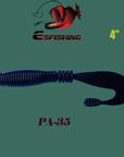 Fishing Bait Smell 5Pcs 10Cm/7.8G Esfishing Counter Grub 3.9" Fishing Soft-Worms & Grubs-Bargain Bait Box-PA35-Bargain Bait Box