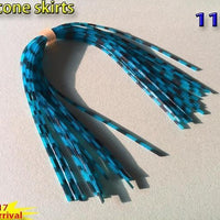 Fishing Silicone Skirts With Rattle Collar 10Pcs/Lot 30Kinds Color You Choose-Skirts & Beards-Bargain Bait Box-11-Bargain Bait Box