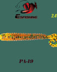 Fishing Soft 10Pcs 6.2Cm/1.5G Esfishing Active Slug Fishing Tackle Trolls-Worms & Grubs-Bargain Bait Box-PA19-Bargain Bait Box