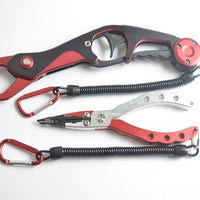 Fishing Tool Set Fishing Grip Gripper & Line Cutters Fishing Pliers With Bag-Fish Lip Grippers-Bargain Bait Box-Red-Bargain Bait Box