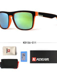 Flat Top Polarized Sunglasses Square Unrivaled Frame Sunglass Men Beach Uv400-Polarized Sunglasses-Bargain Bait Box-C11-Polarized Lense-Bargain Bait Box