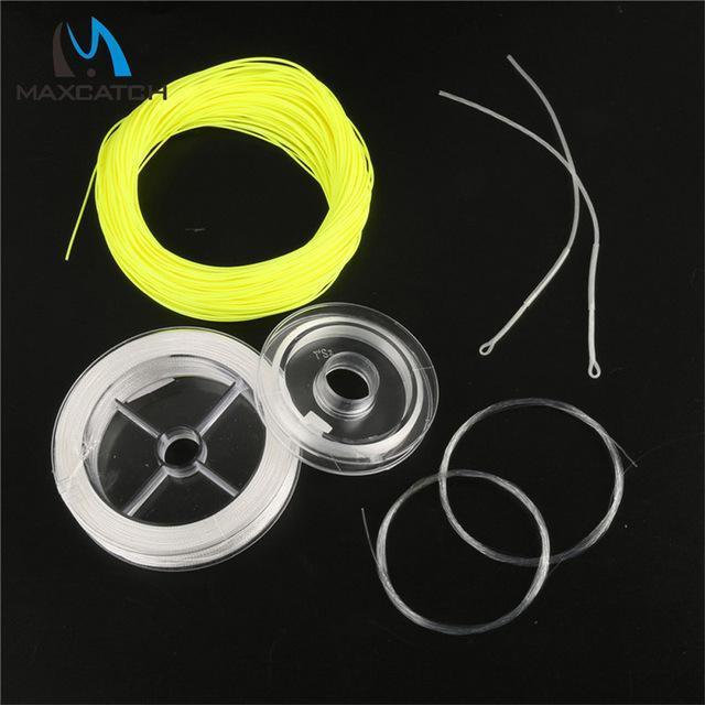 Fly Fishing Line Combo 100Ft Main Line, Backing, Leader, Loop, Tippet Fly Line-Fly Fishing Lines & Backing-Bargain Bait Box-Yellow-2.0-Bargain Bait Box