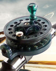 Fly Reel Diameter 60Mm Arbor Transparent White/Black Aluminum Fly Fishing Reel-Fly Fishing Reels-Bargain Bait Box-Black-Bargain Bait Box