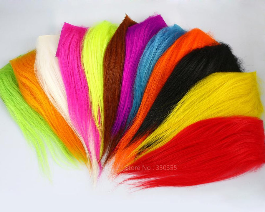 Fly Tying Material Cashmere Goat Hair For Sunray Shadow Flies And Dog Tube Fly-Fly Tying Materials-Bargain Bait Box-Black-Bargain Bait Box
