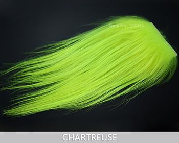 Fly Tying Material Cashmere Goat Hair For Sunray Shadow Flies And Dog Tube Fly-Fly Tying Materials-Bargain Bait Box-Chartreuse-Bargain Bait Box