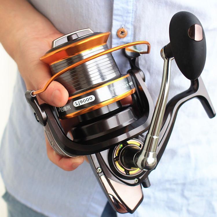 Free Delivery 9000 Full Metal Wire Cup Wheel Cast Fishing Reel By Sea –  Bargain Bait Box