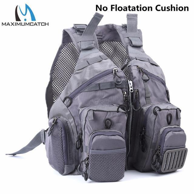 G-Mesh Fly Fishing Mesh Vest Adjustable Packs &amp; Detachable Floatation Cushion-Fishing Vests-Bargain Bait Box-No Floatation-Bargain Bait Box