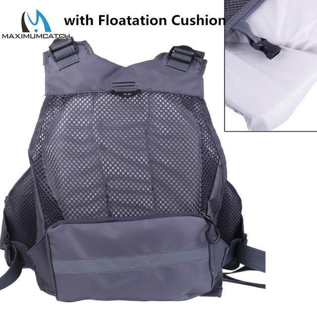 G-Mesh Fly Fishing Mesh Vest Adjustable Packs &amp; Detachable Floatation Cushion-Fishing Vests-Bargain Bait Box-with Floatation-Bargain Bait Box