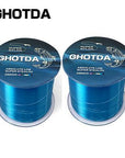Ghotda 2Pcs Strong Nylon Fishing Line 500M Monofilament Line Japan Material Fish-HUDA Outdoor Equipment Store-Blue-1.0-Bargain Bait Box