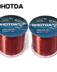 Ghotda 2Pcs Strong Nylon Fishing Line 500M Monofilament Line Japan Material Fish-HUDA Outdoor Equipment Store-Brown-1.0-Bargain Bait Box