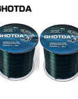 Ghotda 2Pcs Strong Nylon Fishing Line 500M Monofilament Line Japan Material Fish-HUDA Outdoor Equipment Store-Green-1.0-Bargain Bait Box