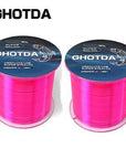 Ghotda 2Pcs Strong Nylon Fishing Line 500M Monofilament Line Japan Material Fish-HUDA Outdoor Equipment Store-Pink-1.0-Bargain Bait Box