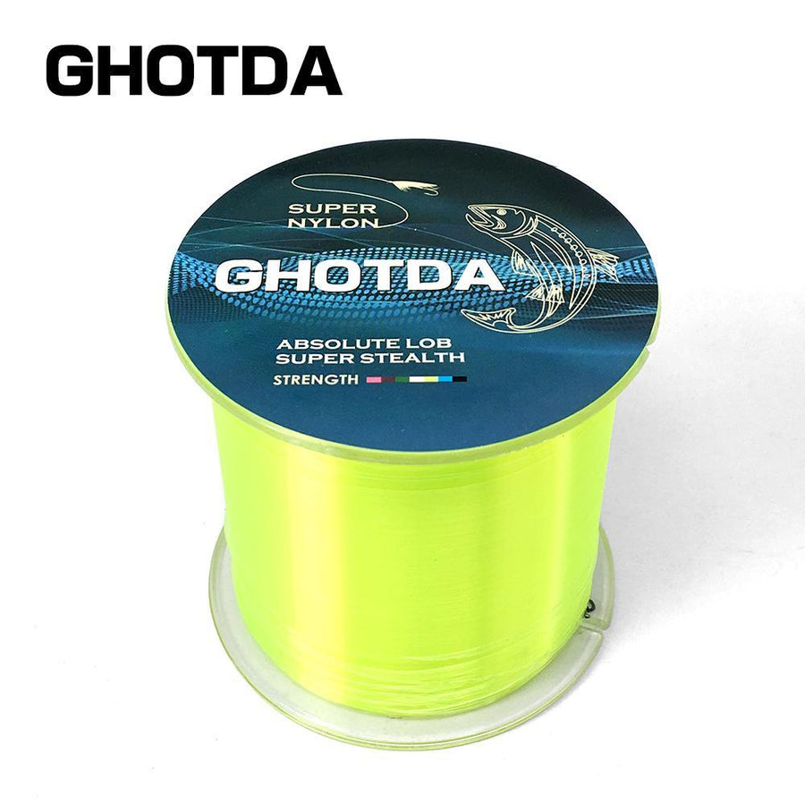 Ghotda 2Pcs Strong Nylon Fishing Line 500M Monofilament Line Japan Material Fish-HUDA Outdoor Equipment Store-White-1.0-Bargain Bait Box
