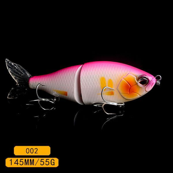 Hard Plastic 2 Jointed Obese Joint Hunter Tail Multi-Jointed Fishing S –  Bargain Bait Box