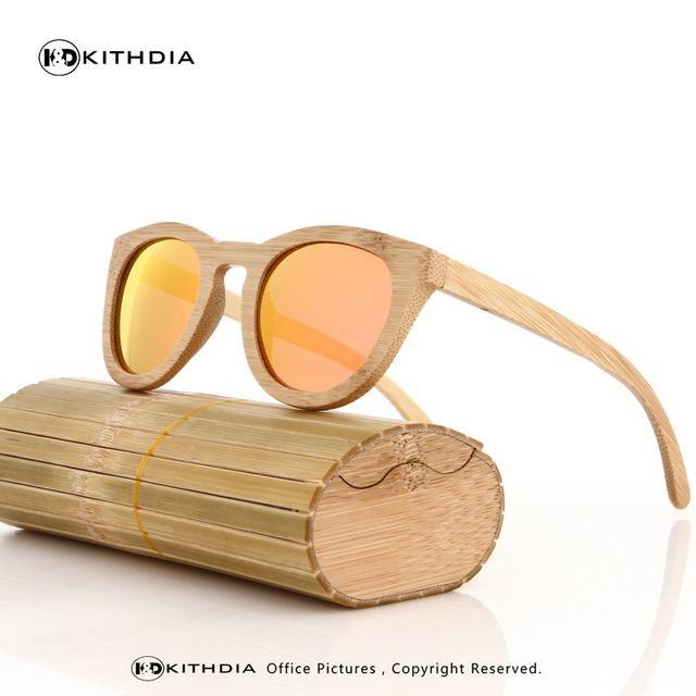 Hdia Wood Sunglasses Men Polarized Driving Bamboo Sunglasses Wooden Glasses-Polarized Sunglasses-Bargain Bait Box-4-same pictures-Bargain Bait Box