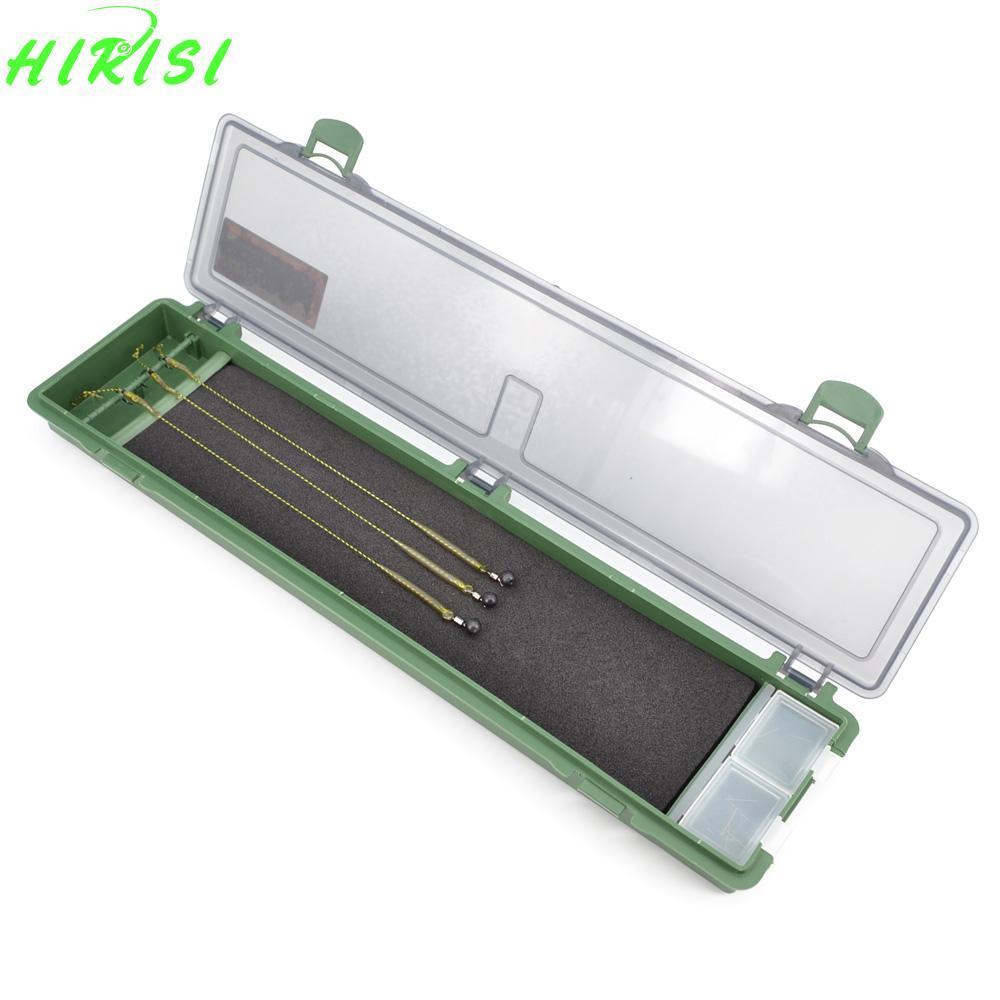 Hirisi Fishing Tackle Box Stiff Hair Rig Board With Pins Fishing Rig Box-Hook Storage-Bargain Bait Box-Bargain Bait Box