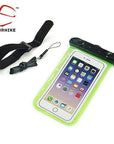 Hitorhike 5.5 Inch Waterproof Bag Mobile Phone Pouch Underwater Dry Case Cover-Dry Bags-Bargain Bait Box-Green Color-Bargain Bait Box