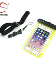 Hitorhike 5.5 Inch Waterproof Bag Mobile Phone Pouch Underwater Dry Case Cover-Dry Bags-Bargain Bait Box-Yellow Color-Bargain Bait Box