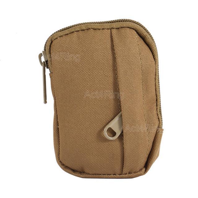 Hunting Edc Pack Military Functional Camo Bag Molle Pouch Small Practical Coin-Bags-Bargain Bait Box-Tan-Bargain Bait Box