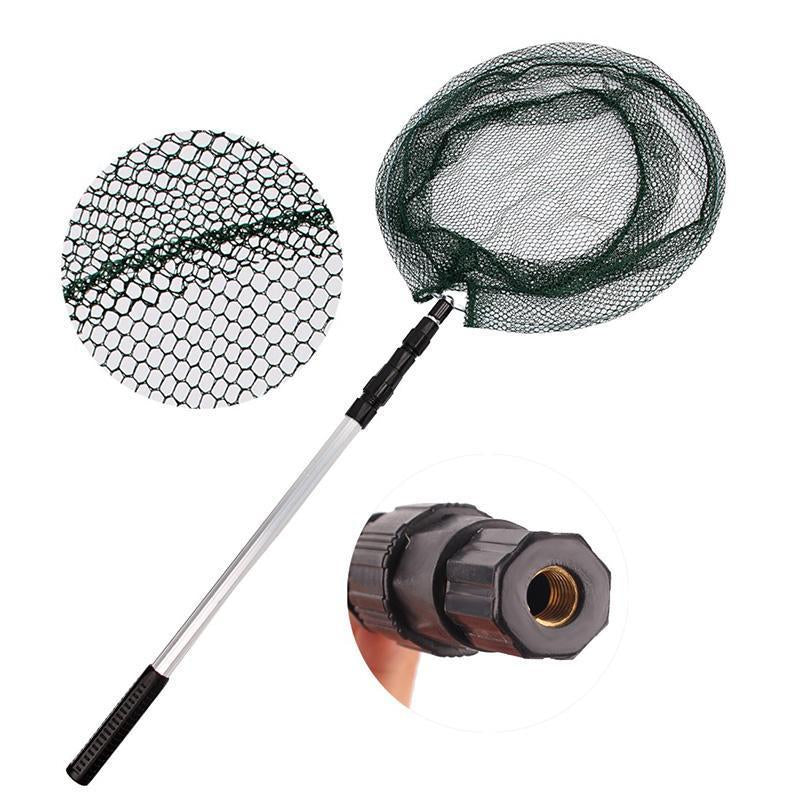 Hyaena 1.7M Aluminum Alloy Fishing Landing Net Nylon Mesh Telescopic Hand Net-Fishing Nets-Bargain Bait Box-Bargain Bait Box