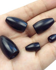 Hyaena 5Pcs 100% Tungsten Bullet Fishing Sinker For Texas Rig Black Plastic Worm-Tungsten Weights-Bargain Bait Box-1 2 OZ-Bargain Bait Box