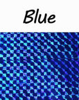 Icerio 6Pcs 10*20Cm Holographic Adhesive Film Flash Tape For Lure Making Fly-Holographic Stickers-Bargain Bait Box-6PCS Blue-Bargain Bait Box