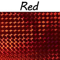 Icerio 6Pcs 10*20Cm Holographic Adhesive Film Flash Tape For Lure Making Fly-Holographic Stickers-Bargain Bait Box-6PCS Red-Bargain Bait Box