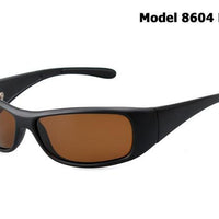 Jackjad Sports Polarized Sunglasses Goggles Men Driving Fishing Running Sun-Polarized Sunglasses-Bargain Bait Box-8605 Black-Bargain Bait Box