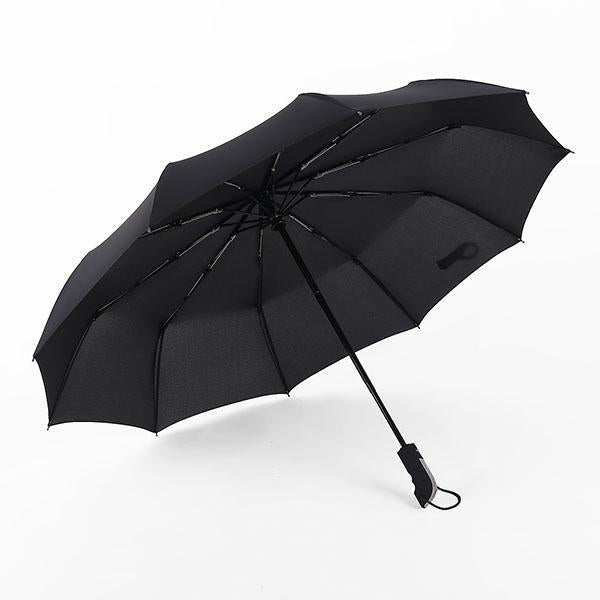 Jesse Kamm Fully-Automatic Three Folding Male Commercial Compact Large Strong-Umbrellas-Bargain Bait Box-Black-China-Bargain Bait Box