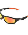 Jiangtun Flexible Tr90 Sport Sunglasses Men Polarized Uv400 Protection Sun-Polarized Sunglasses-Bargain Bait Box-C2 Black l Red-Bargain Bait Box