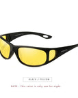 Jiangtun Polarized Sunglasses Polaroid Glasses Side Window Design Driving-Polarized Sunglasses-Bargain Bait Box-C3 Yellow For Night-Bargain Bait Box