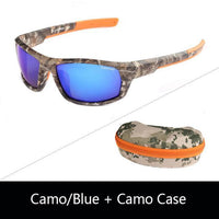 Jiangtun Trendy Camo Black Polarized Sunglasses Men Women Sports Sun Glasses-Polarized Sunglasses-Bargain Bait Box-C6 Camo l Blue-Bargain Bait Box