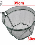 Jsm 1.7M Aluminum Alloy Landing Net Nylon Mesh Extending Hand Net For Fish-Fishing Nets-Bargain Bait Box-Bargain Bait Box