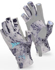 Kastking Fishing Gloves Spf 50 Sun Men Hands Protection Gloves Breathable-Fishing Gloves-kastking official store-Silver Mist-M-China-Bargain Bait Box