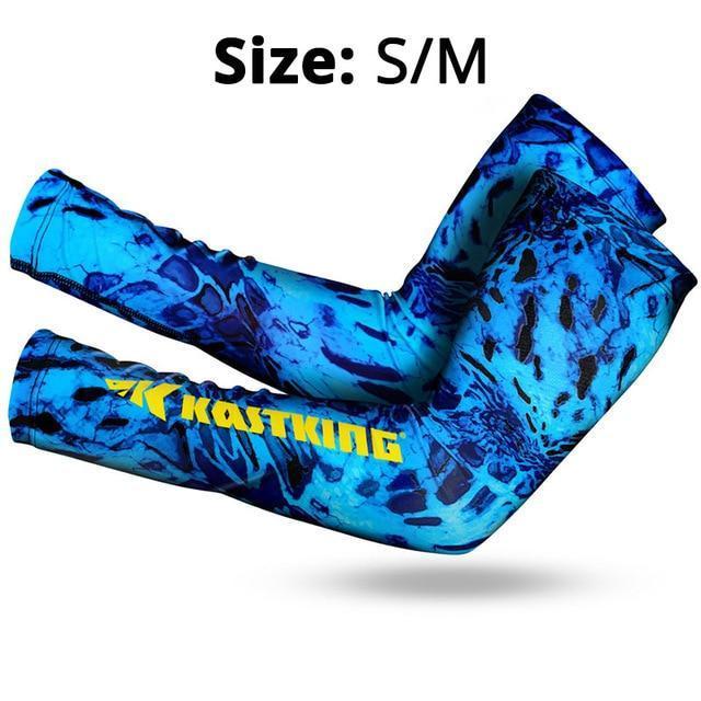 Kastking Uv Protection Arm Sleeves Quick Dry Breathable High Elasticity-Fishing Arm Sleeve-kastking official store-Blue-SM-Bargain Bait Box