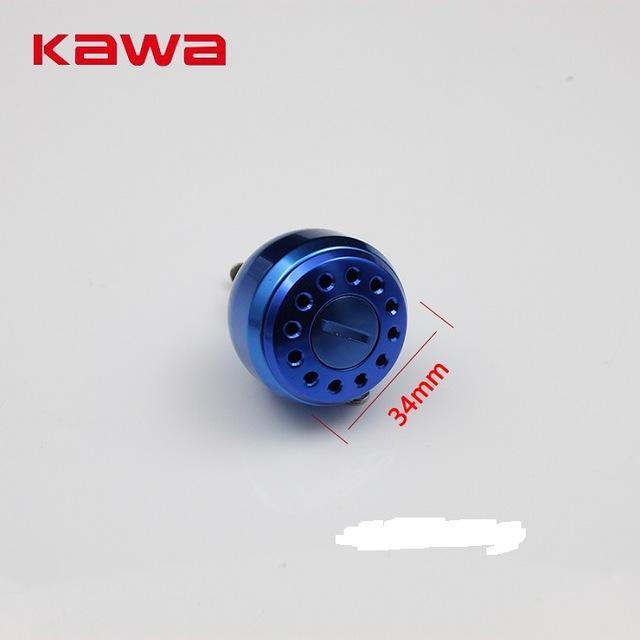 Kawa Fishing Handle Knob For Spinning Wheel Type, Machined Metal Fishing Reel-Fishing Reel Handles & Knobs-Bargain Bait Box-Blue-Bargain Bait Box