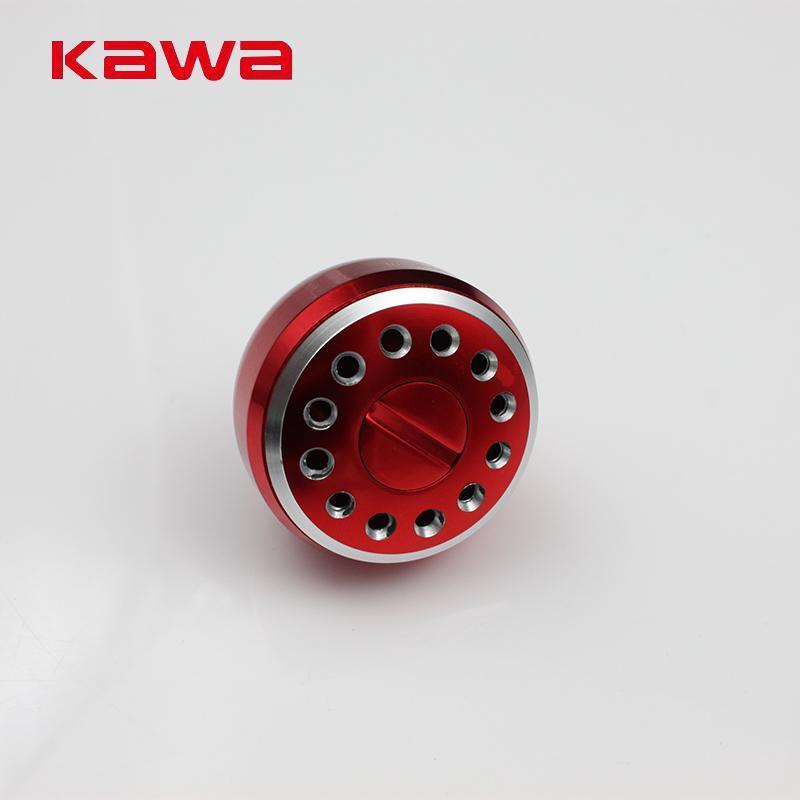 Kawa Fishing Handle Knob For Spinning Wheel Type, Machined Metal Fishing Reel-Fishing Reel Handles &amp; Knobs-Bargain Bait Box-Red-Bargain Bait Box