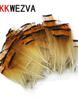 Kkwezva 50Pcs Cambo Turkey Marabou Blood Feathers Fly Fishing Tying Material-Fly Tying Materials-Bargain Bait Box-Bargain Bait Box