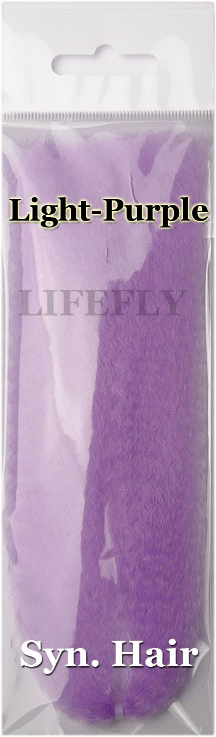 Light Purple Color / 10 Packs Synthetic Hair, Hair, Fly Tying, Jig