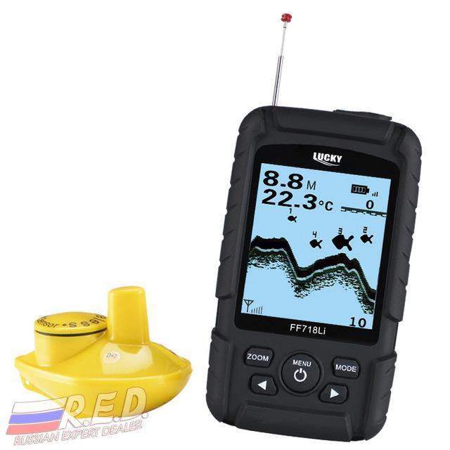Lucky Ff-718Liw N Version Wireless Fish Finder Sonar Real Waterproof With Ru-Fish Finders-Bargain Bait Box-China-Bargain Bait Box